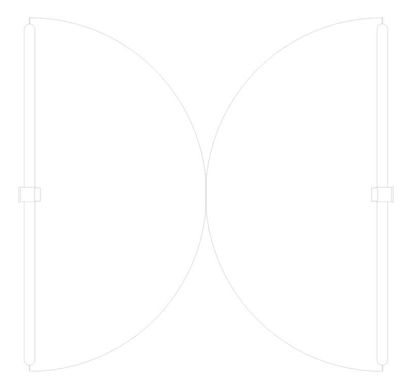 Plan Image of Door Swing Coldshield ThermalTraffic 4500Series Double