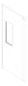 3D Documentation Image of Door Swing Coldshield ThermalTraffic 4500Series Single