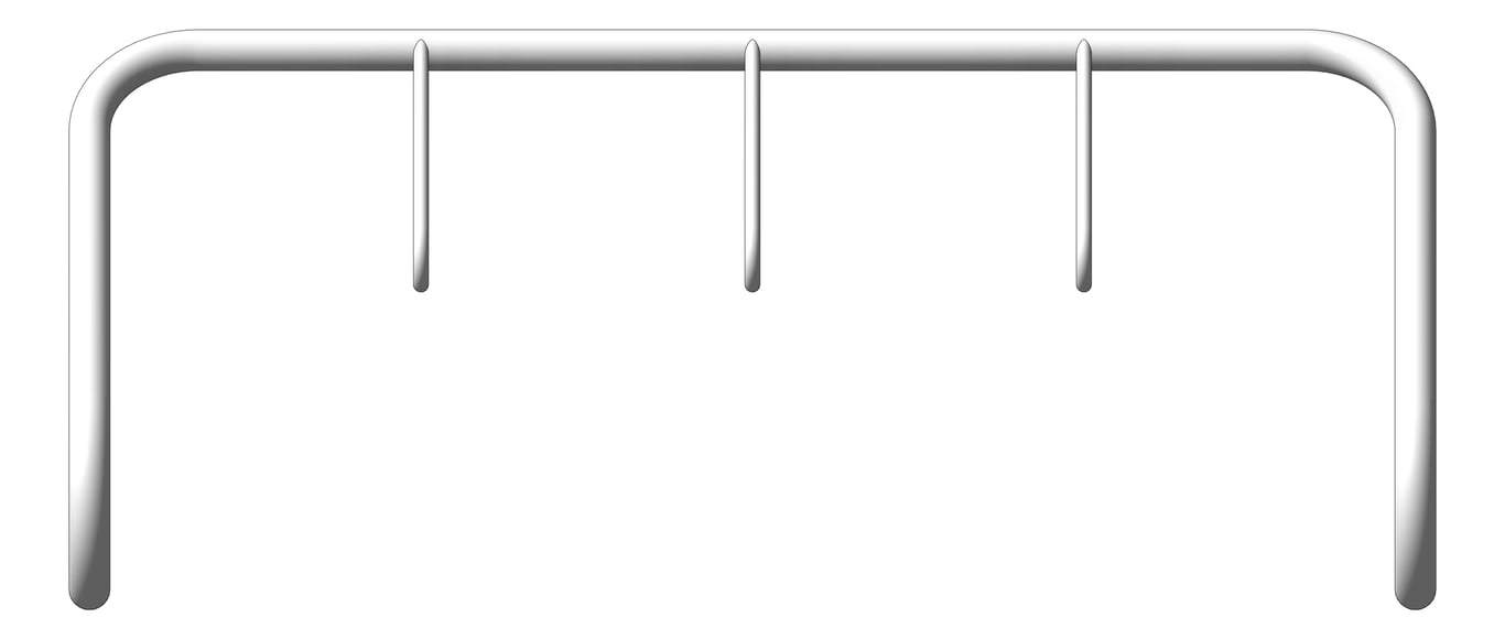 Front Image of Rack Bicycle Cora Expo 10Bay DoubleSpaced