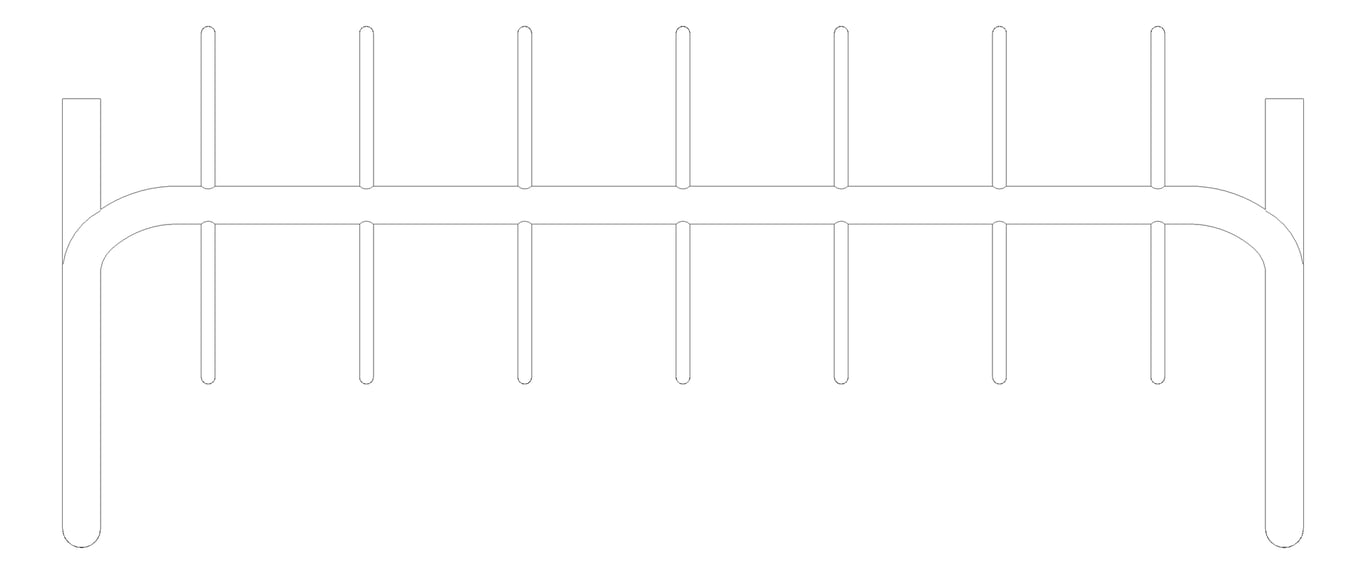 Plan Image of Rack Bicycle Cora Expo 10Bay