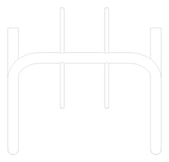 Plan Image of Rack Bicycle Cora Expo 5Bay