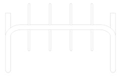 Plan Image of Rack Bicycle Cora Expo 7Bay