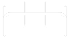 Plan Image of Rack Bicycle Cora Expo 8Bay DoubleSpaced