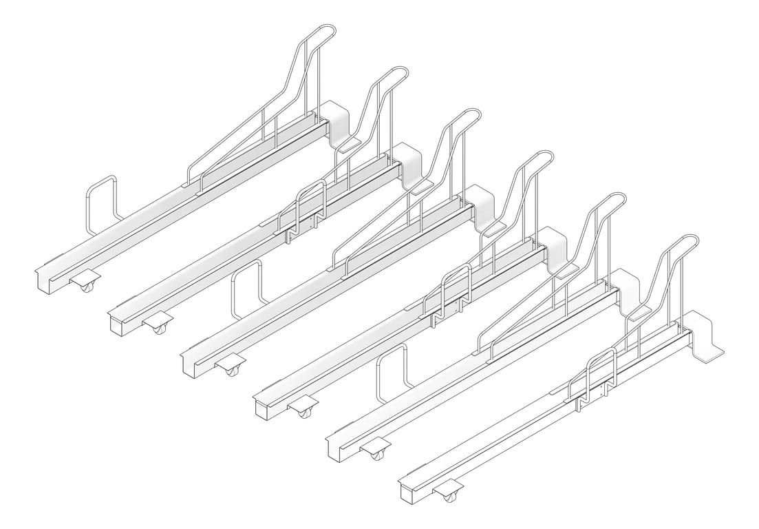 3D Documentation Image of Rack Bicycle Cora LowerTier Dynamic