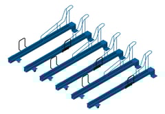 3D Presentation Image of Rack Bicycle Cora LowerTier Dynamic