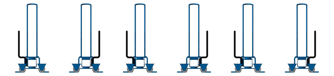 Front Image of Rack Bicycle Cora LowerTier Dynamic