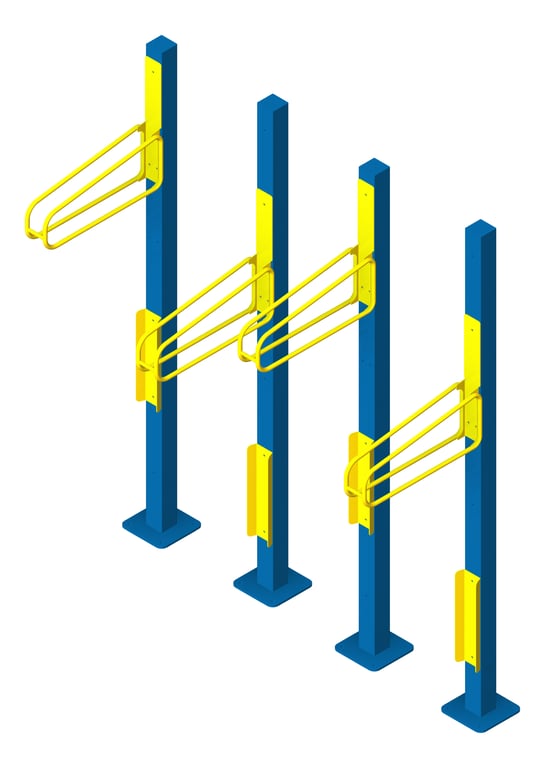 Navigate to Rack Bicycle Cora PostMounted Vertical