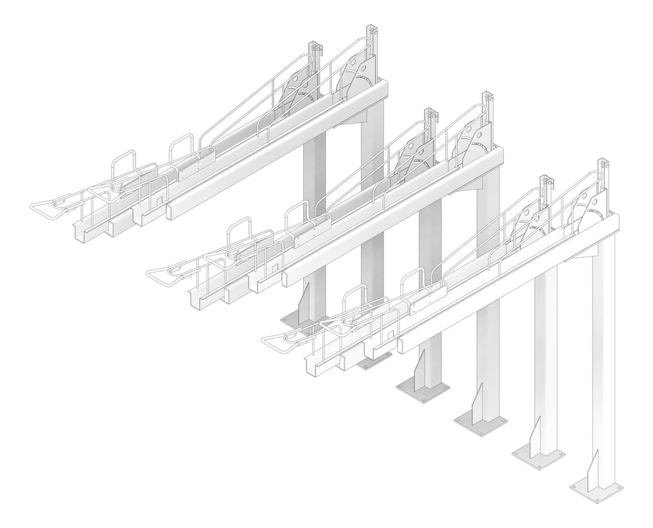 3D Documentation Image of Rack Bicycle Cora UpperTier Dynamic