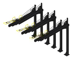 3D Presentation Image of Rack Bicycle Cora UpperTier Dynamic