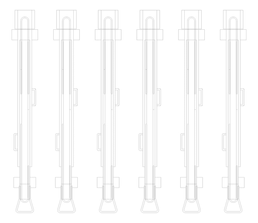 Plan Image of Rack Bicycle Cora UpperTier Dynamic