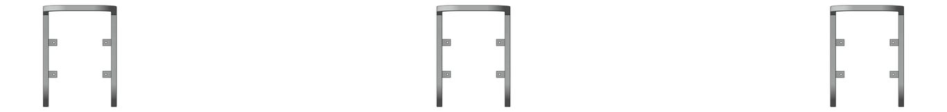 Front Image of Rack Bicycle Cora WallMounted Double