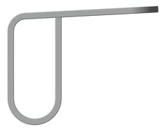 Left Image of Rack Bicycle Cora WallMounted Double