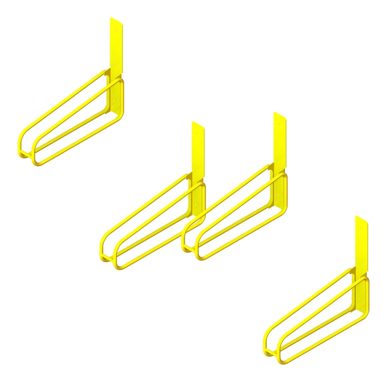 Image of Rack Bicycle Cora WallMounted Vertical