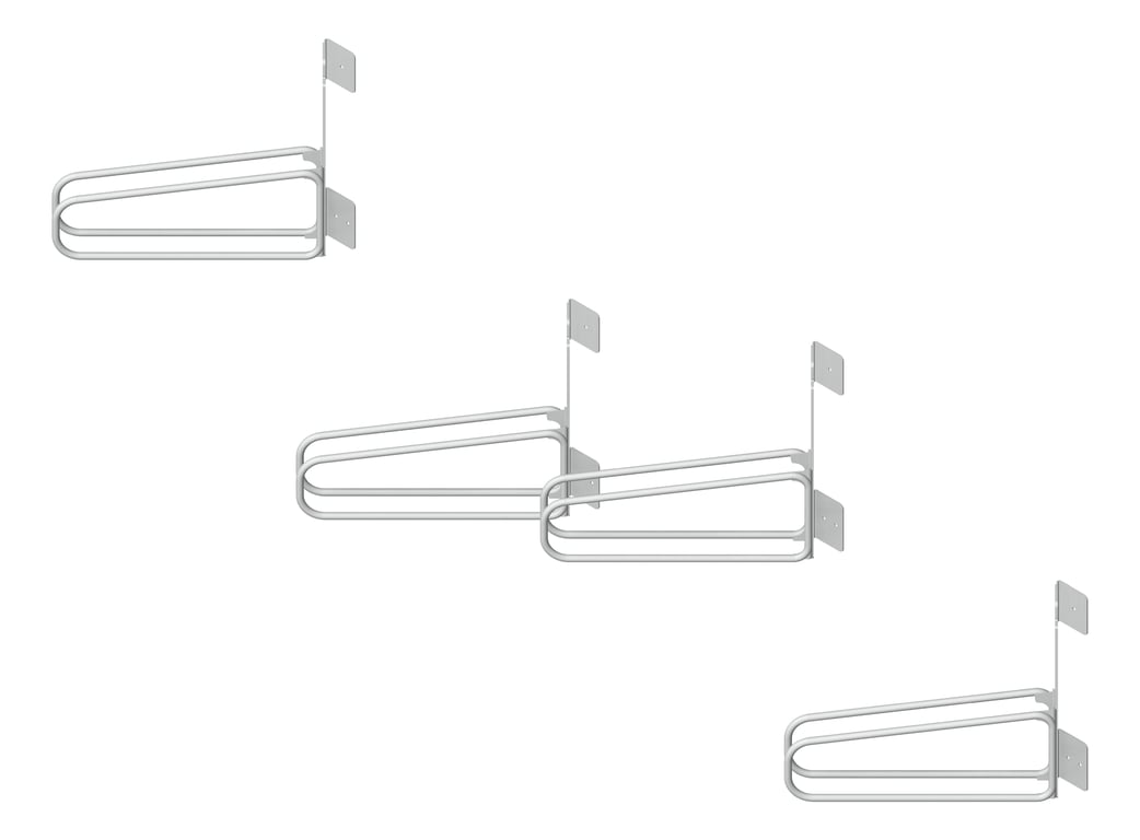 Rack Bicycle Cora WallMounted Vertical Angled