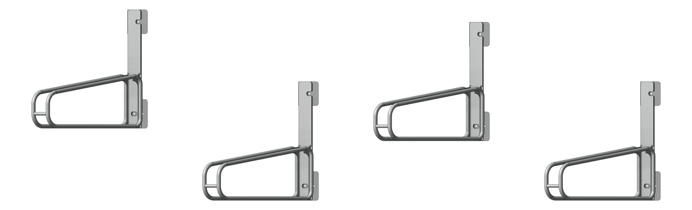 Front Image of Rack Bicycle Cora WallMounted Vertical Angled