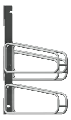 Left Image of Rack Bicycle Cora WallMounted Vertical Angled