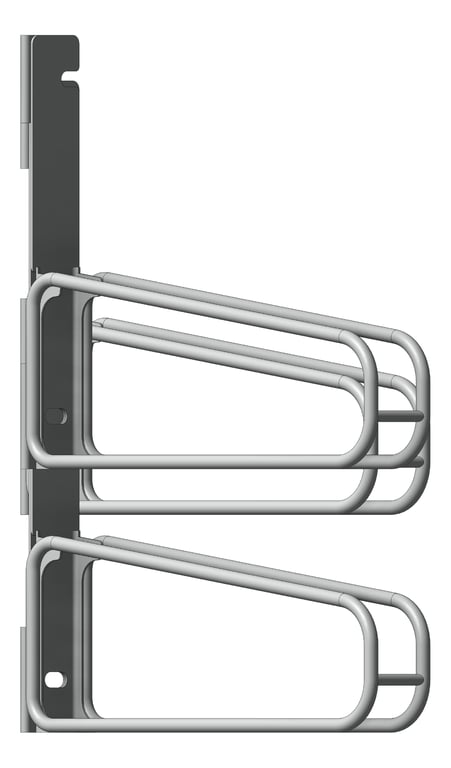 Left Image of Rack Bicycle Cora WallMounted Vertical Angled