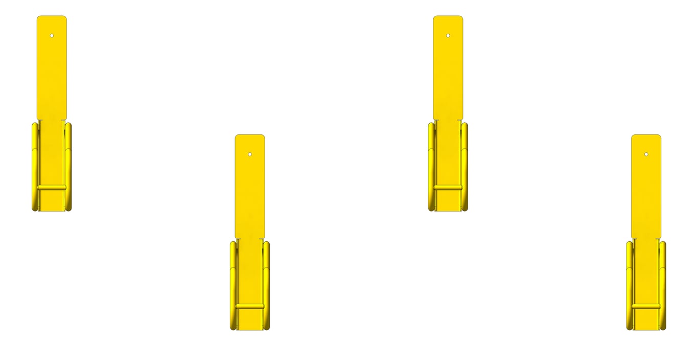 Front Image of Rack Bicycle Cora WallMounted Vertical