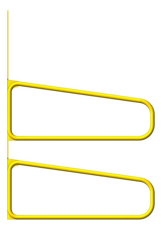 Left Image of Rack Bicycle Cora WallMounted Vertical