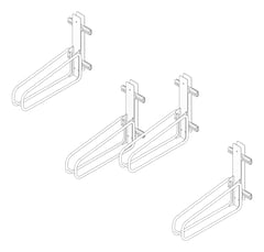 3D Documentation Image of Rack Bicycle Cora WallMounted Vertical Pivot