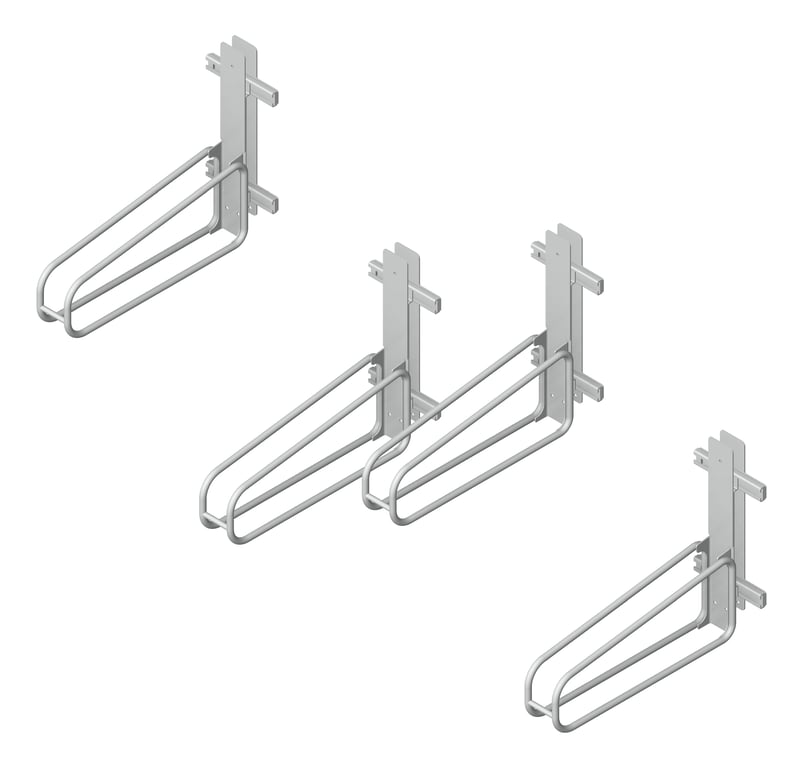 Image of Rack Bicycle Cora WallMounted Vertical Pivot