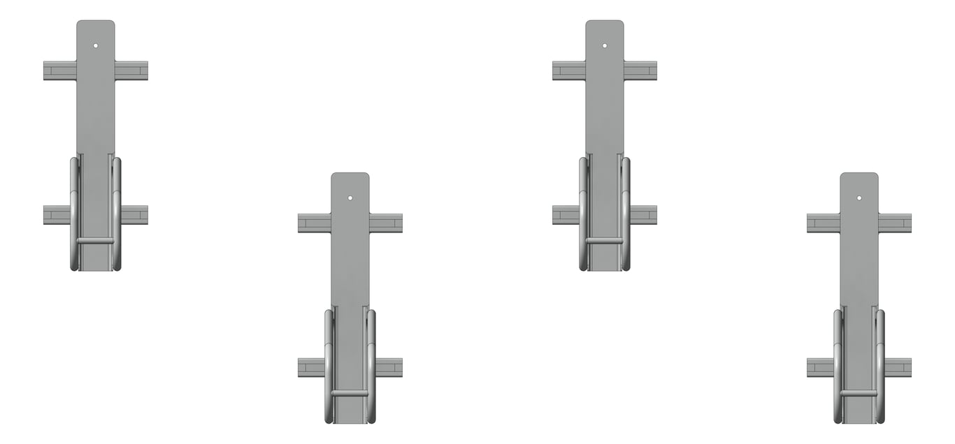 Front Image of Rack Bicycle Cora WallMounted Vertical Pivot