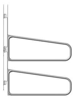 Left Image of Rack Bicycle Cora WallMounted Vertical Pivot