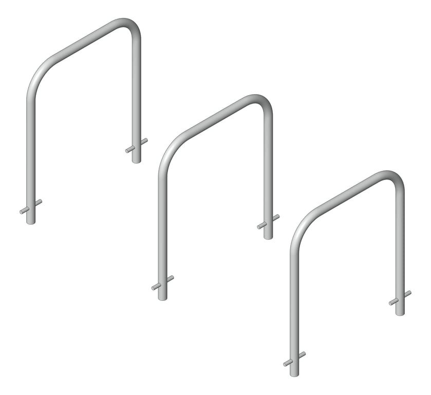 3D Shaded Image of Rail Bicycle Cora