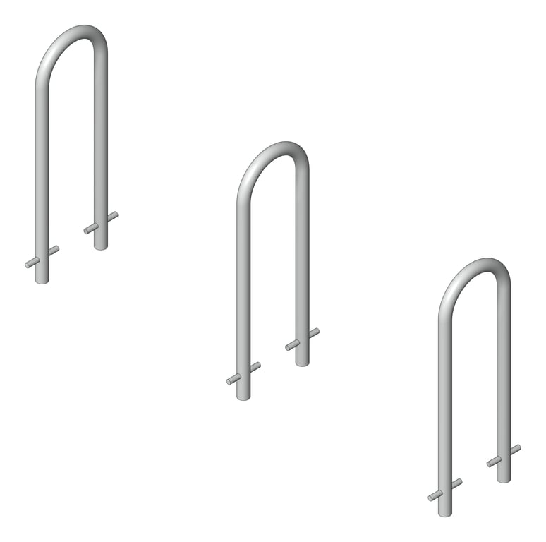 3D Shaded Image of Rail Bicycle Cora Narrow