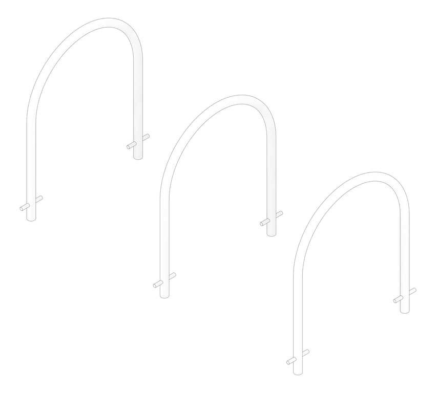 3D Documentation Image of Rail Bicycle Cora Rounded