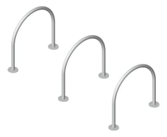 3D Presentation Image of Rail Bicycle Cora Rounded SurfaceMount