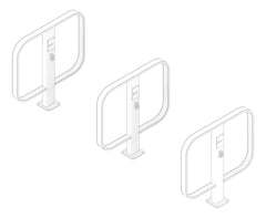 3D Documentation Image of Rail Bicycle Cora ScratchGuard Charge