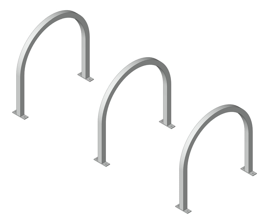 3D Shaded Image of Rail Bicycle Cora ScratchGuard Rounded