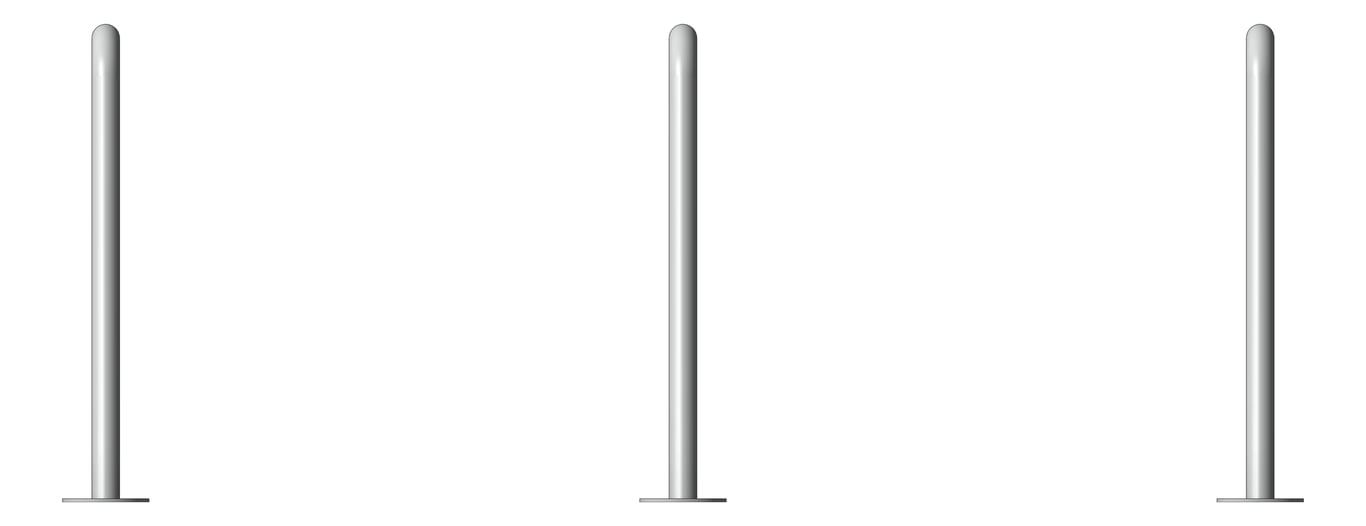 Front Image of Rail Bicycle Cora Triangle SurfaceMount