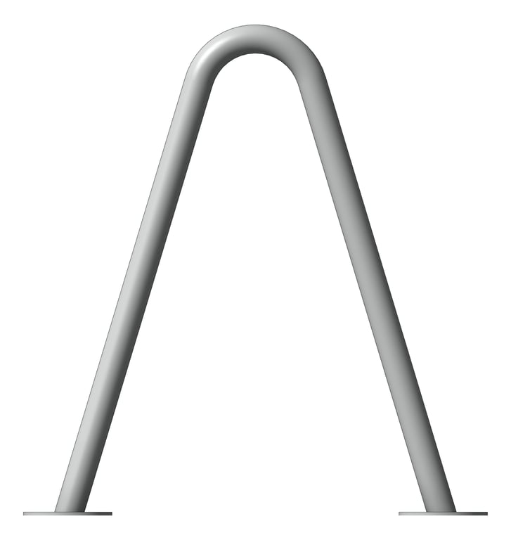 Left Image of Rail Bicycle Cora Triangle SurfaceMount