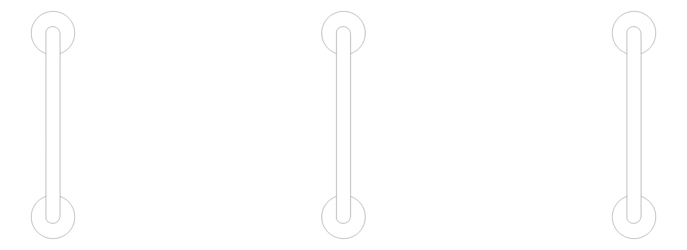 Plan Image of Rail Bicycle Cora Triangle SurfaceMount