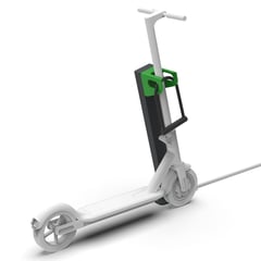 ASR-e_SCOOTER_LOCK_CONDUIT_RAL 7021_PER 2.jpg Image of Rack Scooter Cora Adult Charge