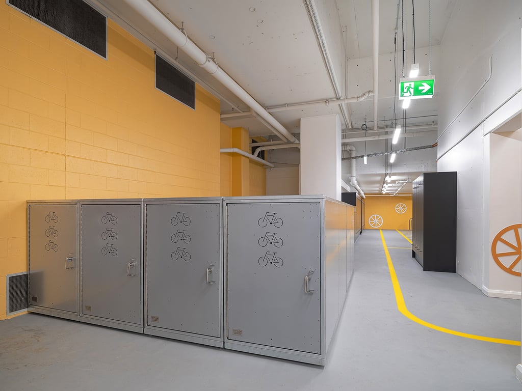 Navigate to Cora Bike Rack - Lockers