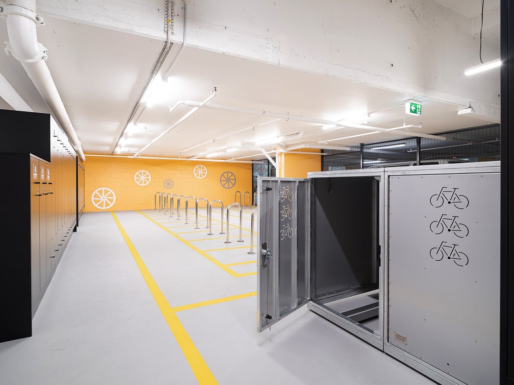 CoraBikeRack_BicycleLockers_2.jpg Image of Cora Bike Rack - Lockers