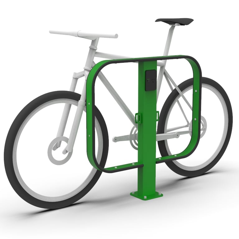 SG1-e_BIKE-RAL 6037_PER.jpg Image of Rail Bicycle Cora ScratchGuard