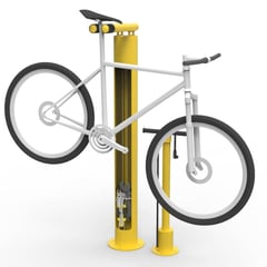 bmsp-bike-mainenance-stand-tyre-pump-colour.jpg Image of Repair Maintenance Cora Stand Pump