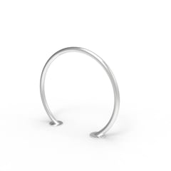 cbr4b-stainless-steel-bike-rail-perspective.jpg Image of Rail Bicycle Cora Ring SurfaceMount