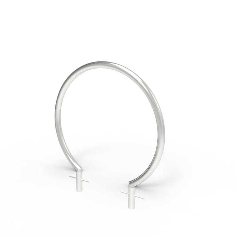 cbr4f-stainless-steel-bike-rail-perspective.jpg Image of Rail Bicycle Cora Ring