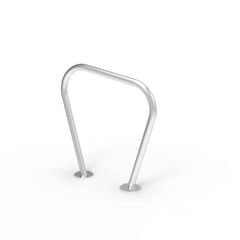 cbr6b-stainless-steel-bike-rail-perspective.jpg Image of Rail Bicycle Cora Vee SurfaceMount