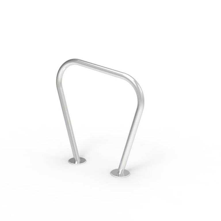 cbr6b-stainless-steel-bike-rail-perspective.jpg Image of Rail Bicycle Cora Vee SurfaceMount