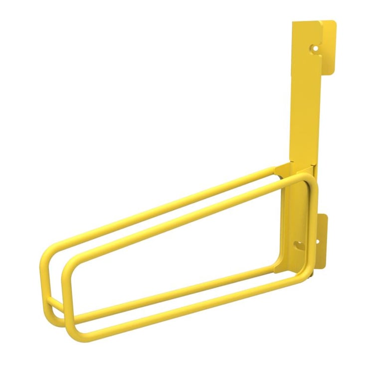 e3vr-45l-angled-vertical-bike-rack-perspective.jpg Image of Rack Bicycle Cora WallMounted Vertical Angled