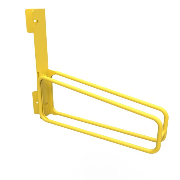 e3vr-45r-angled-vertical-bike-rack-perspective.jpg Image of Rack Bicycle Cora WallMounted Vertical Angled