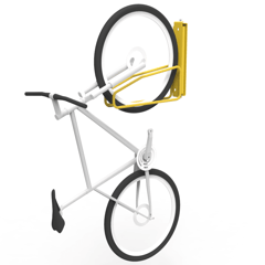 e3vr-dyn-vertical-bike-rack-perspective.jpg Image of Rack Bicycle Cora WallMounted Vertical Pivot