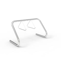 expo-1500-stainless-bike-rack-5-8-capacity-perspective.jpg Image of Rack Bicycle Cora Expo 8Bay DoubleSpaced