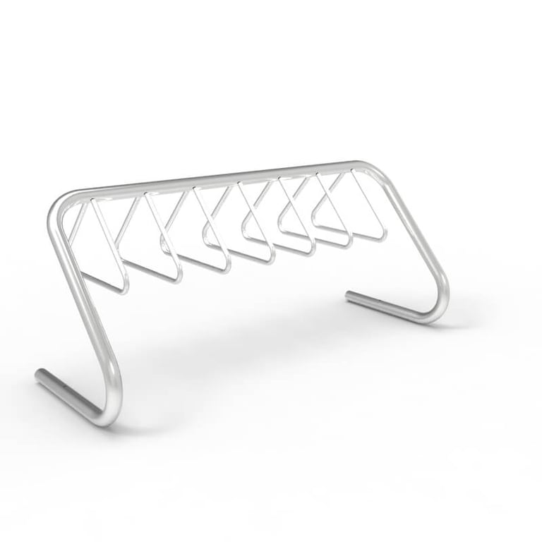 expo-7510-stainless-bike-rack-7-10-capacity-perspective.jpg Image of Rack Bicycle Cora Expo 10Bay